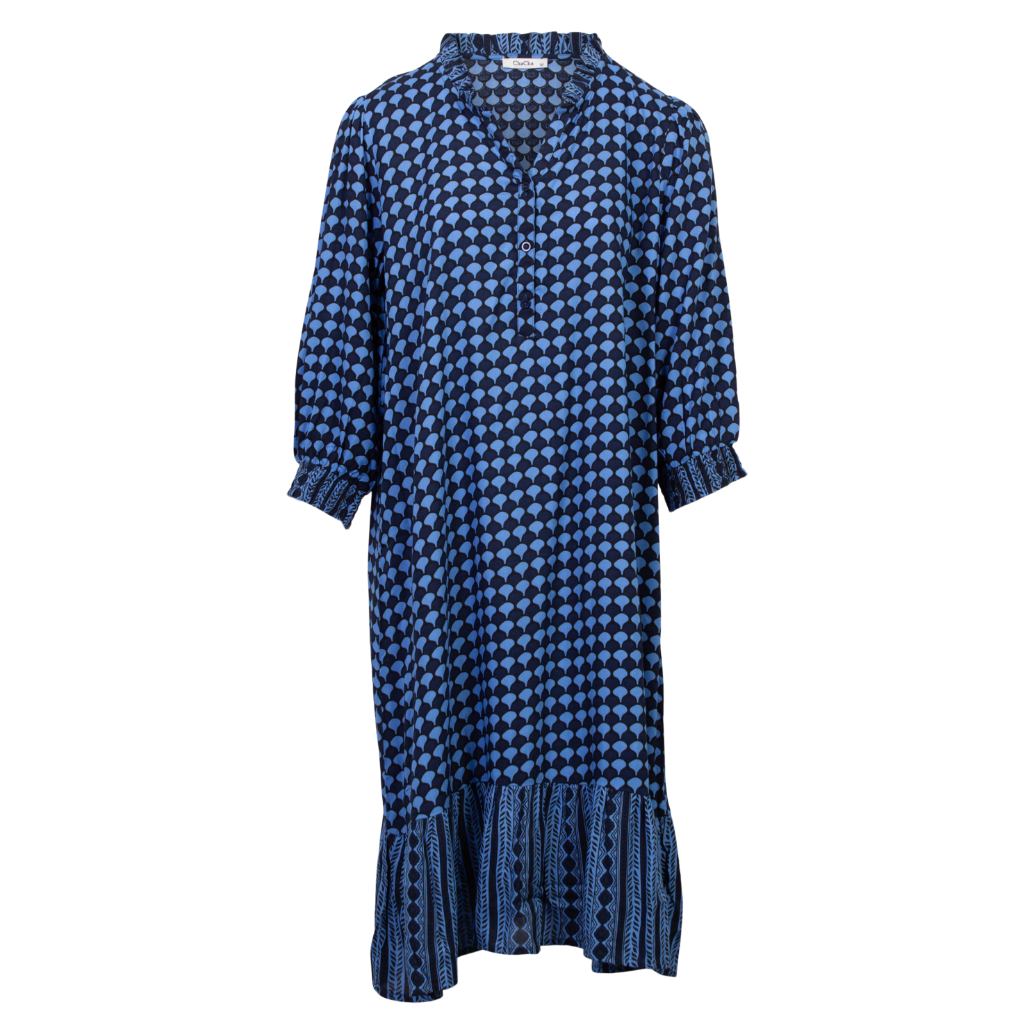 Zbyz Dame Tunika Plus Size Navy 54 56