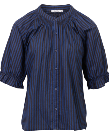 Chacha Dame Skjorte Navy Brown