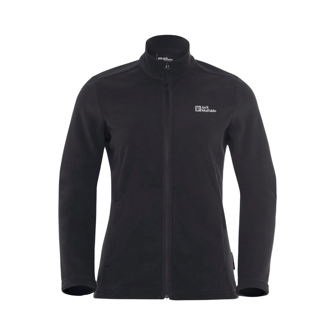 Fleecetrøje Til Dame Jack Wolfskin Taunus Fz Sort