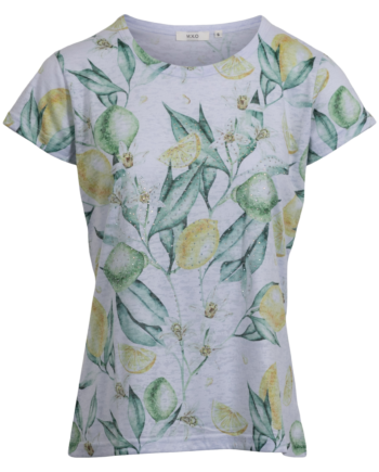 Dame  -shirt Yellow Grey