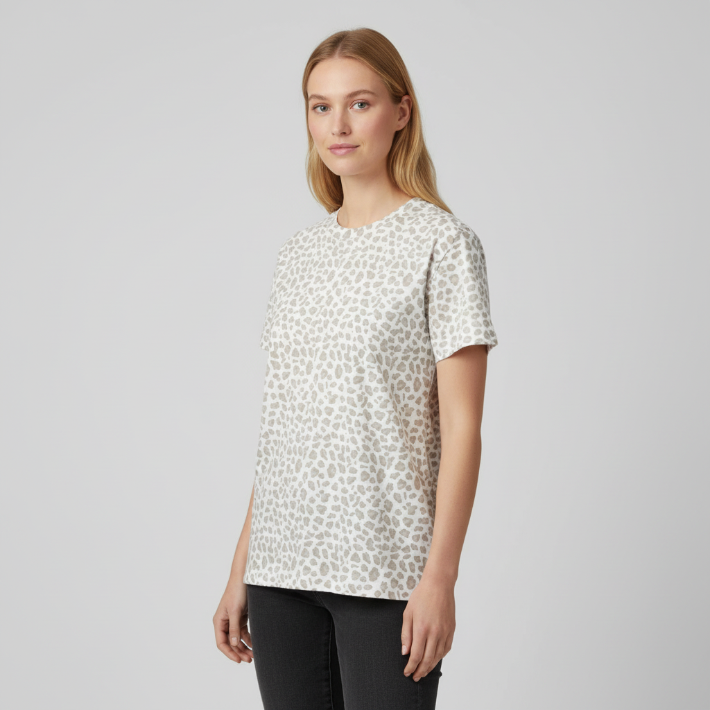 Steenholt Ass Dame -shirt P2 Aop Leo Eucalyptus