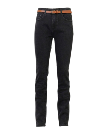 Bs Jeans Clara Dame Jeans    Bælte Black 44