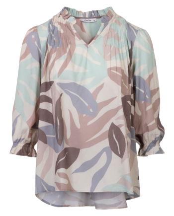 Zbyz Dame Bluse Beige Aop 54 56