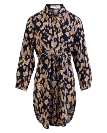 Dame Kjole Plus Size Beige 42