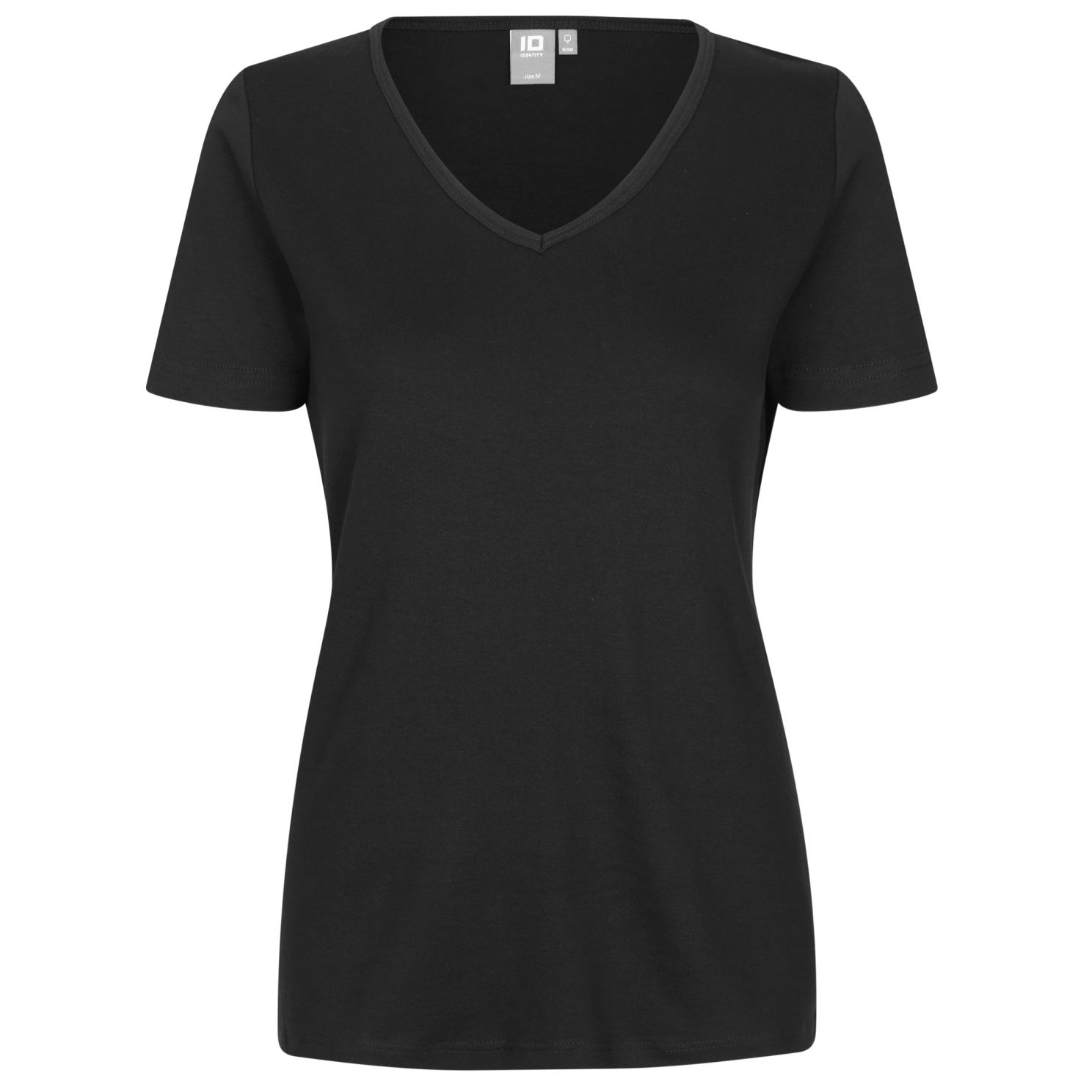 Id Interlock Dame -shirt Black