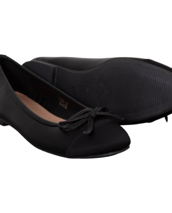 Ideal Shoes Dame Ballerina Sort 38