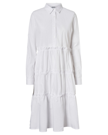 Noisy May Dame Kjole Bright White