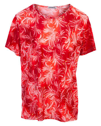 Roseline Dame  -shirt Rød