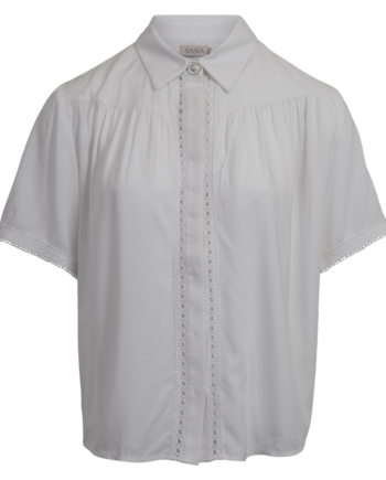 Sasia Andrea Dame Kortærmet Skjorte Cloud Dancer White 54 56