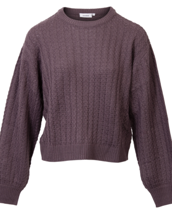 Steenholt Olivia Dame Striktrøje Plus Size Flint 52