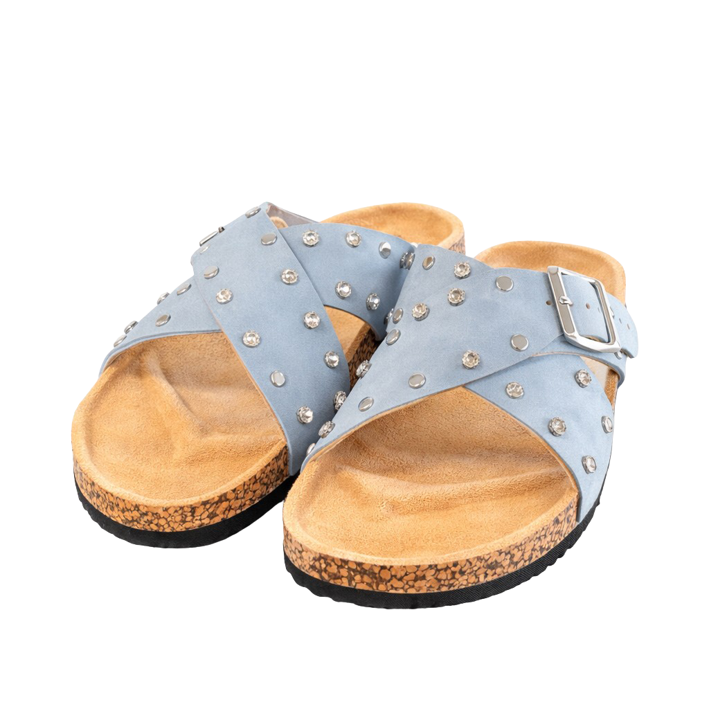 Vanting Dame Sandaler Light Blue 36