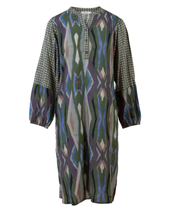 Zbyz Dame Kjole Plus Size Khaki Combi 50 52