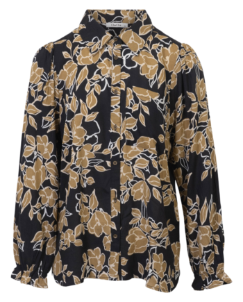 Zbyz Dame Skjorte Flower Aop 54 56