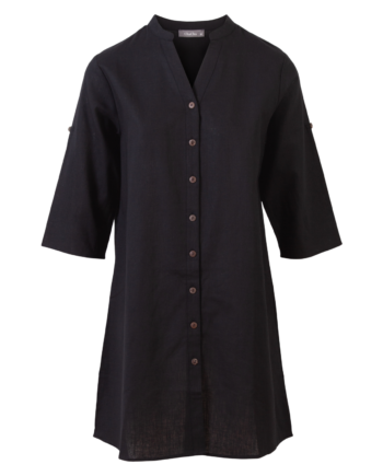 Zbyz Dame Tunika Plus Size Black 54 56
