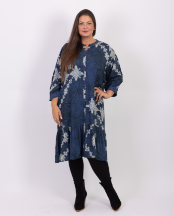 Zbyz Dame Tunika Plus Size Navy Sort 54 56