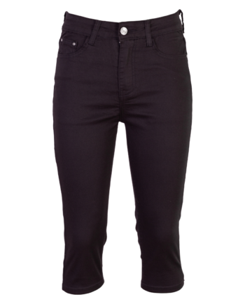 Bs Jeans Dame Capri Plus Size Sort 42