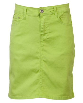 Bs Jeans Dame Nederdel Grøn 44