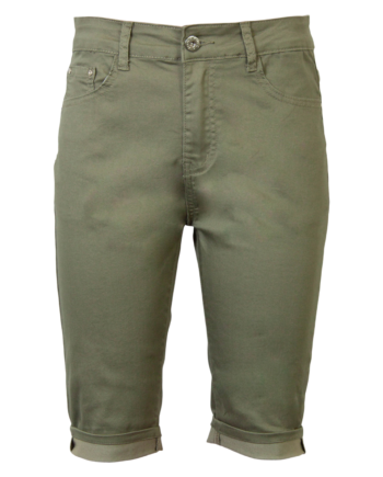 Bs Jeans Dame Shorts Khaki 42