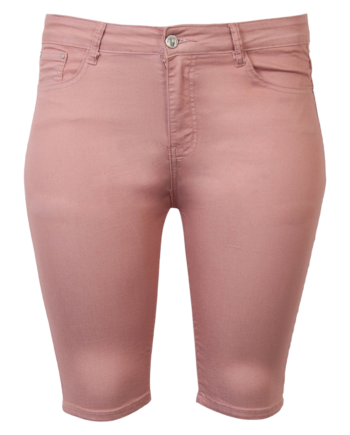 Bs Jeans Dame Shorts Plus Size Rose 48