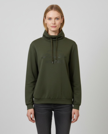 Chacha Banu Dame Sweatshirt Dark Olive