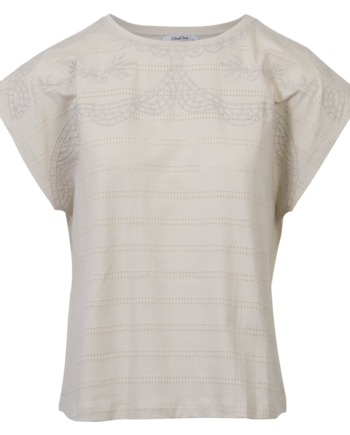 Chacha Dame Bluse Beige