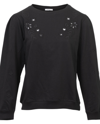 Chacha Dame Bluse Black