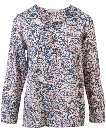 Chacha Dame Bluse Blue