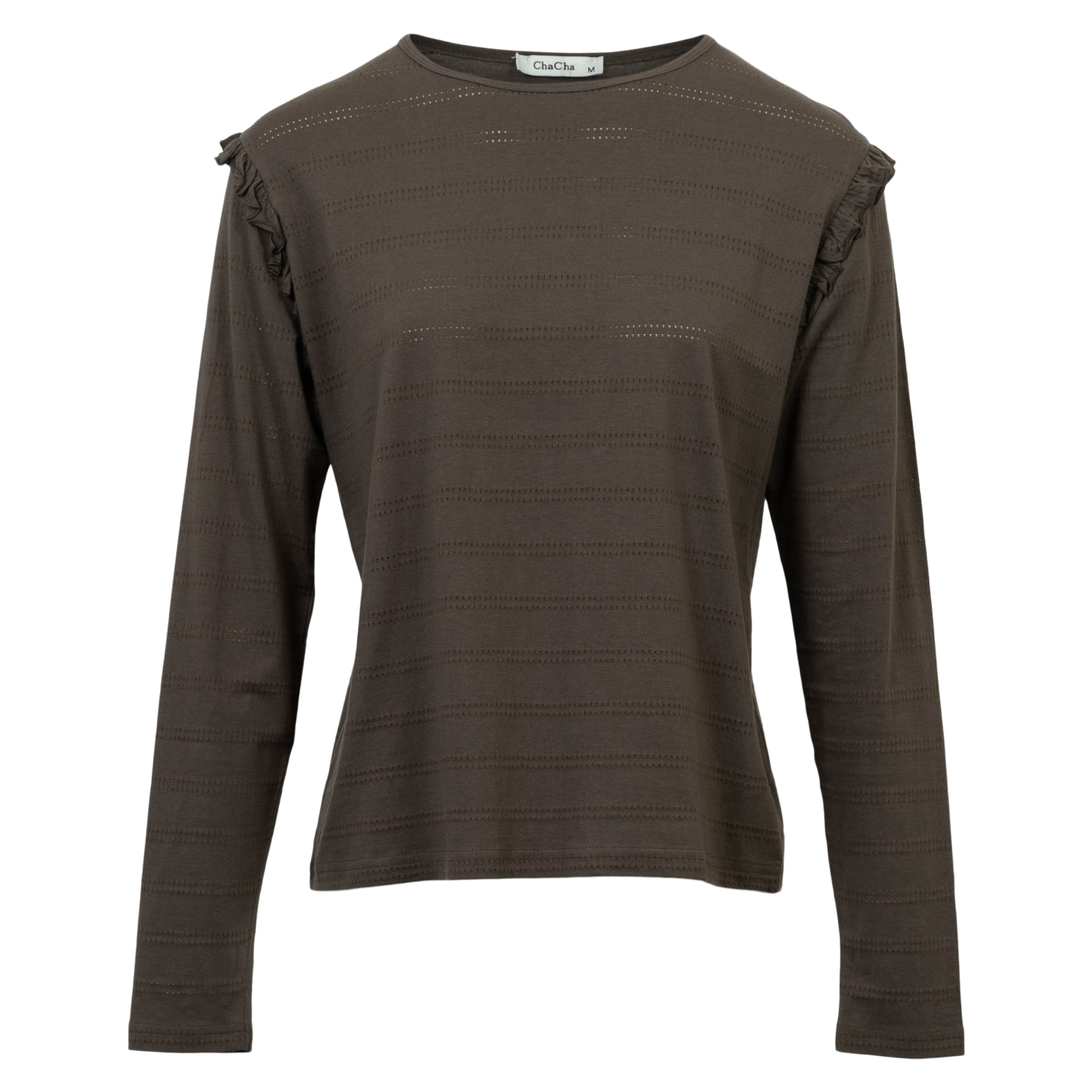Chacha Dame Bluse Brown