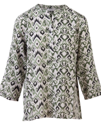 Chacha Dame Bluse Green Combi