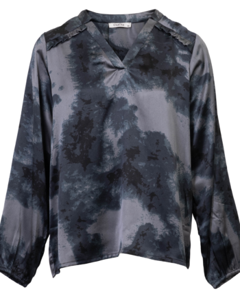 Chacha Dame Bluse Grey Combo
