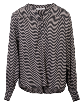 Chacha Dame Bluse Moon Rock Black