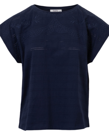 Chacha Dame Bluse Navy