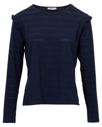 Chacha Dame Bluse Navy