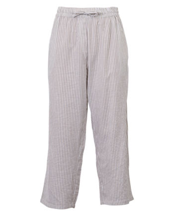 Chacha Dame Capri Beige White Stripe