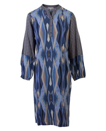 Chacha Dame Kjole Blue Combi