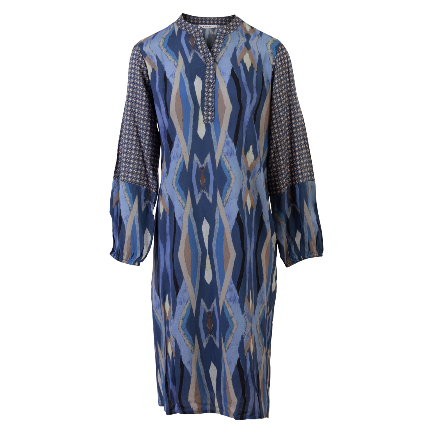 Chacha Dame Kjole Blue Combi