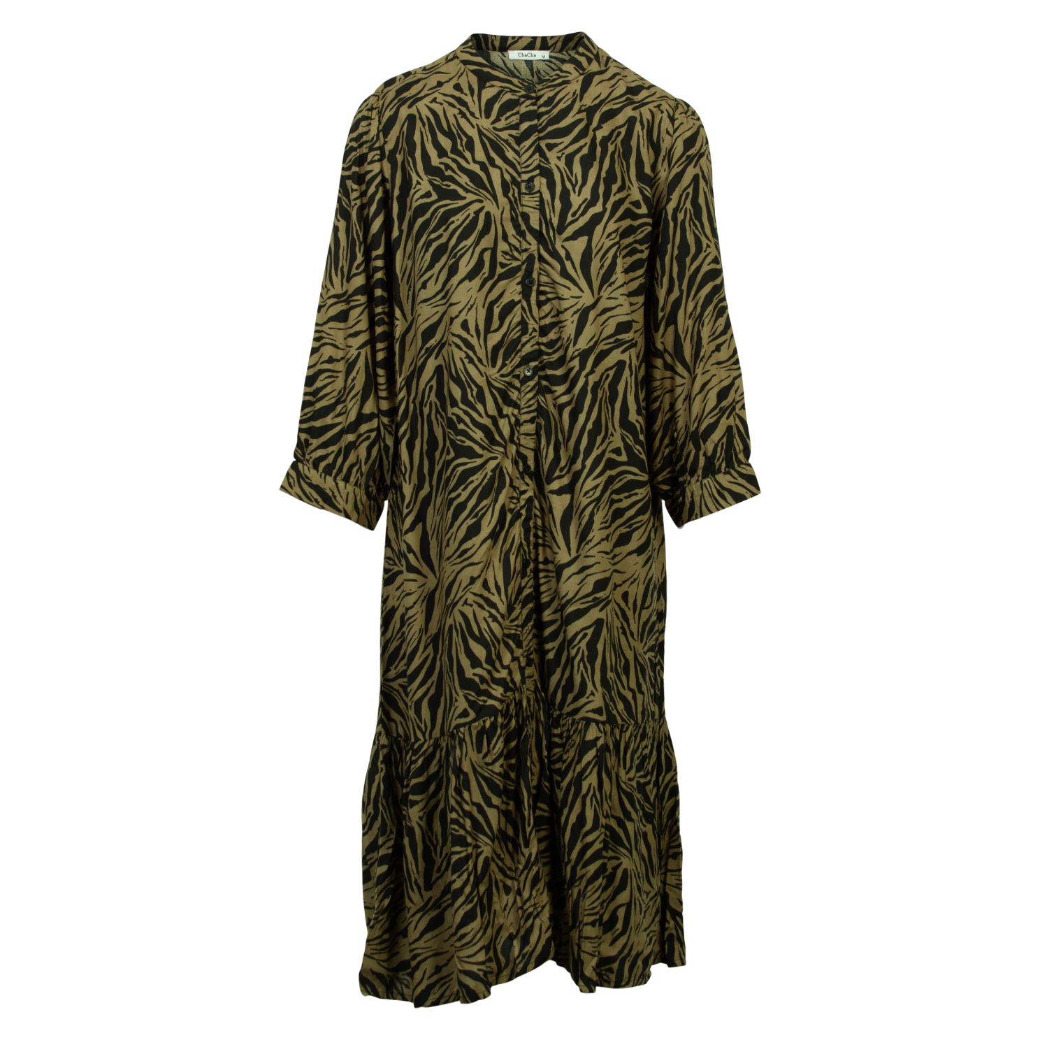 Chacha Dame Tunika Print   Khaki
