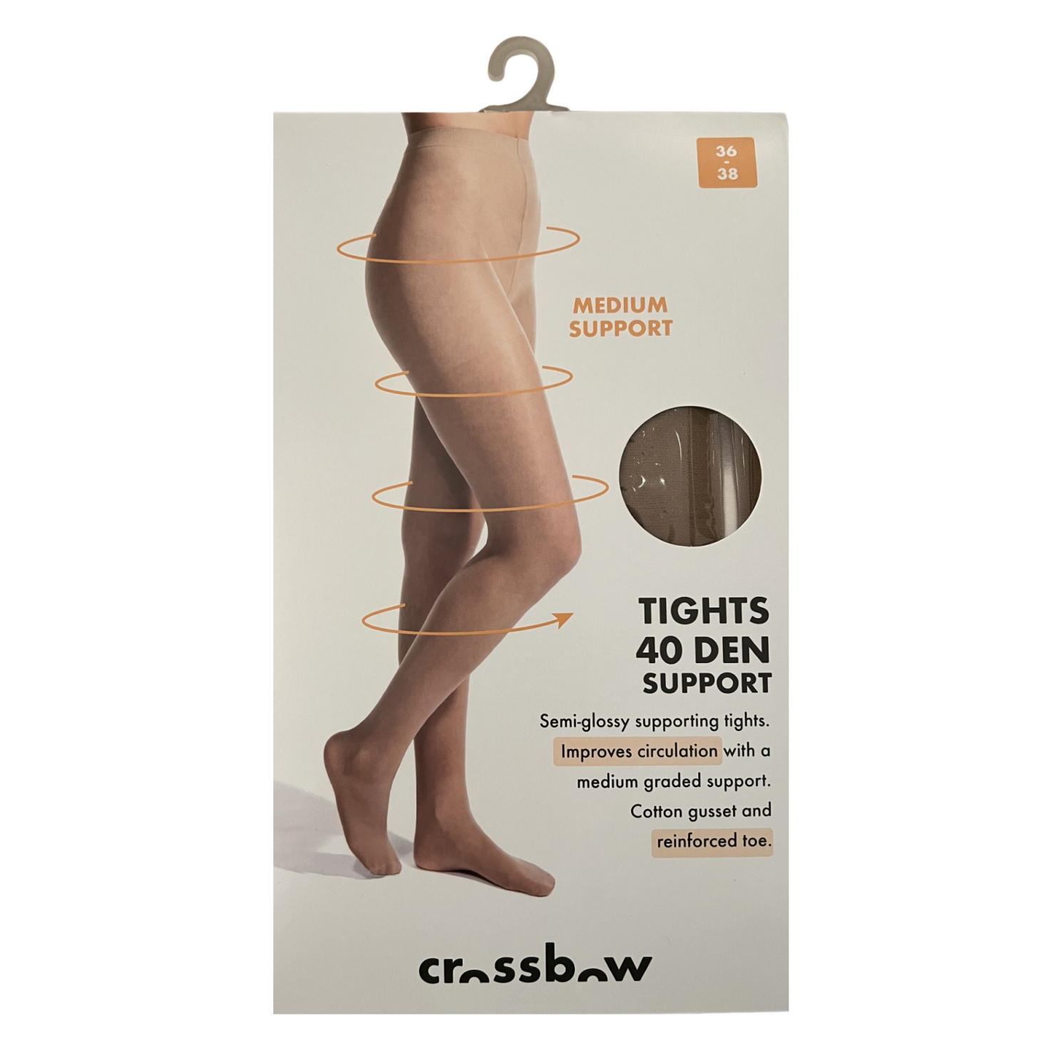 Crossbow Dame Strømpebukser Sand 48 50