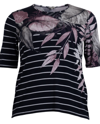 Gabriella    Dame Kortærmet Bluse 59 Navy 46