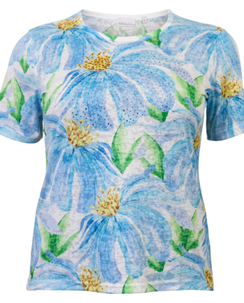 Gabriella    Dame  -shirt Blue Comb 52