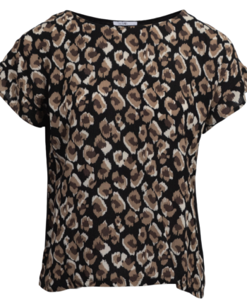 Hailys Dame Top Black Leo Xs