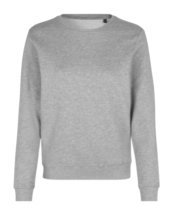 Id Dame Sweatshirt Lysegrå Melange