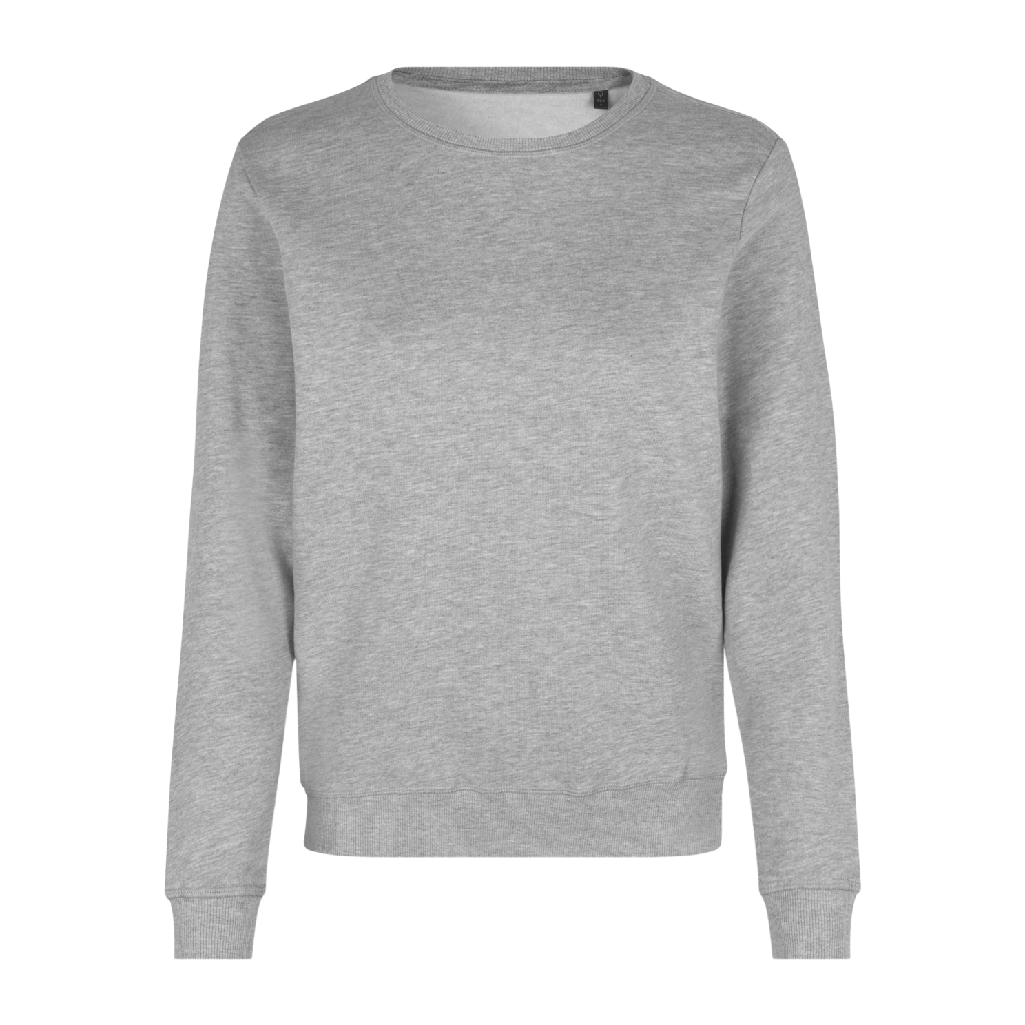 Id Dame Sweatshirt Lysegrå Melange