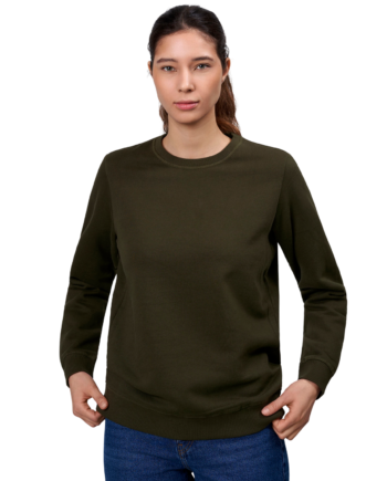 Id Dame Sweatshirt Oliven