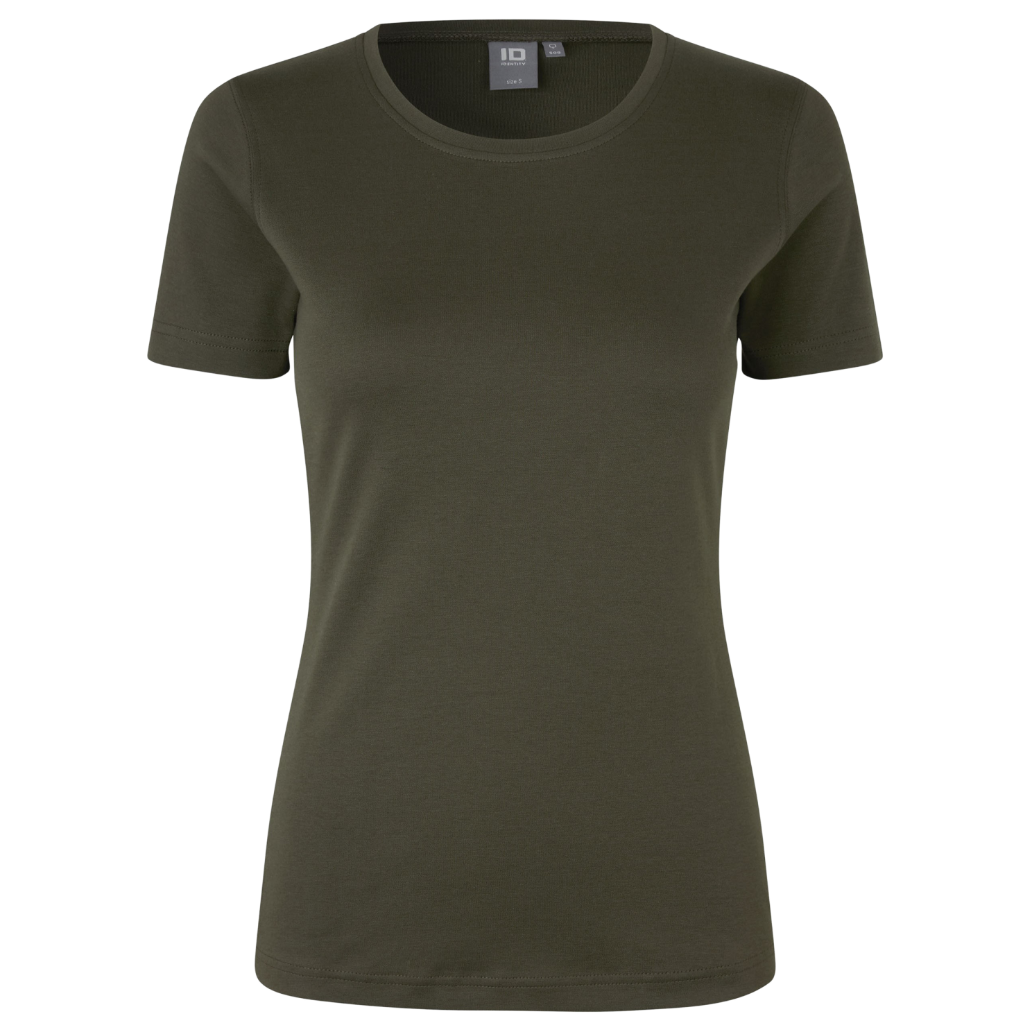 Id Interlock Dame  -shirt Oliven