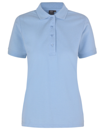 Id Pro Wear Dame Polo Light Blue