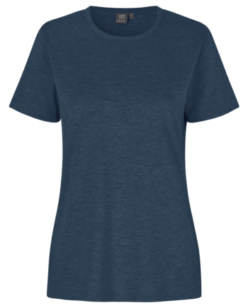 Id Pro Wear Dame  -shirt Blue Melange Xs