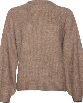 Kopenhaken Svelmø Dame Striktrøje Dark Camel