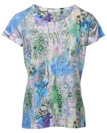 Dame  -shirt Green Comb