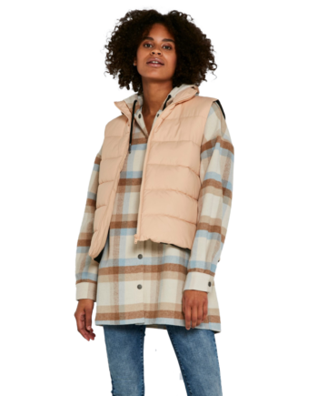 Noisy May Dame Vest Hazelnut